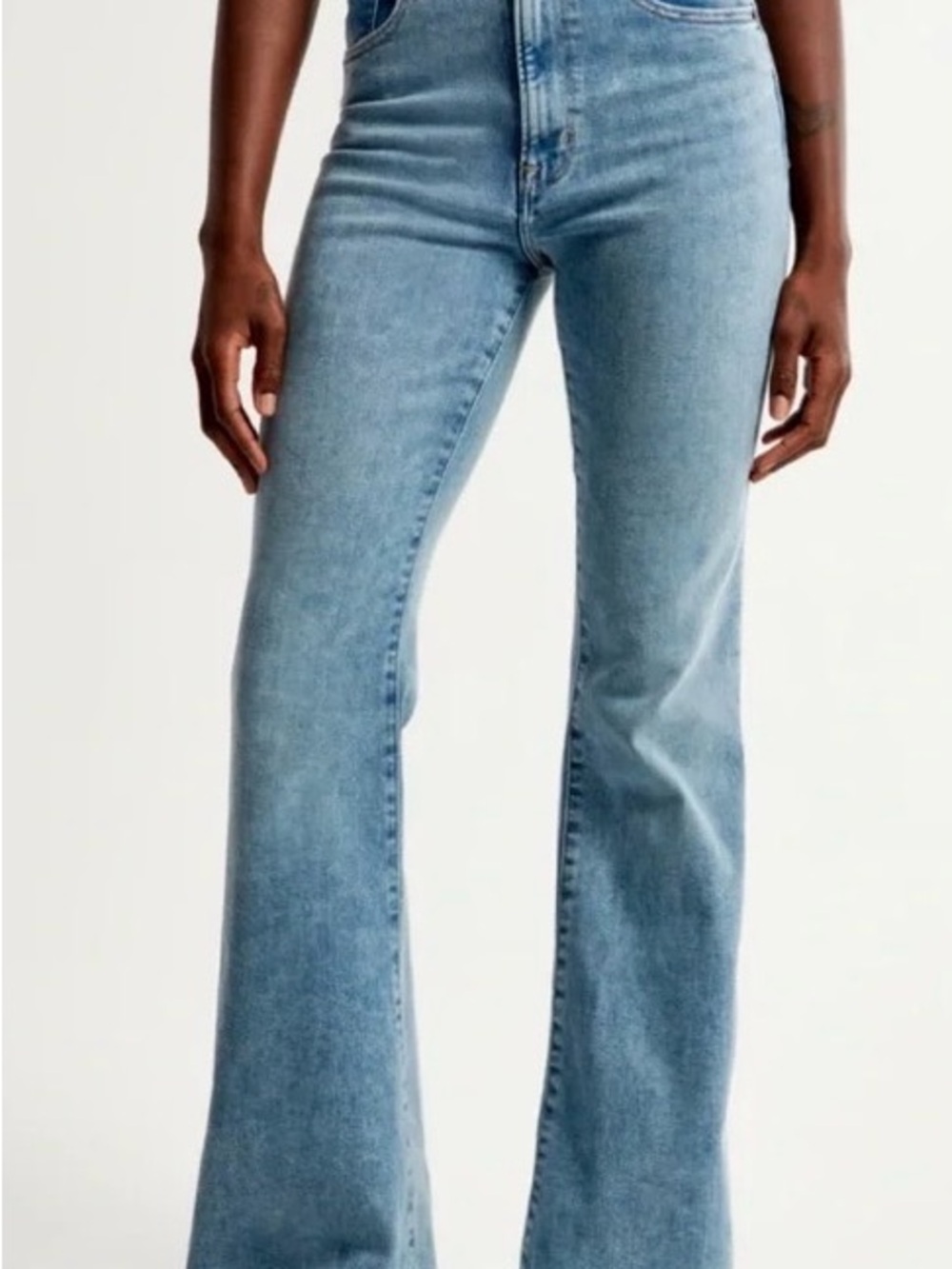 Abercrombie & Fitch  the 70s vintage flare ultra high rise Blue Flare Jeans 29